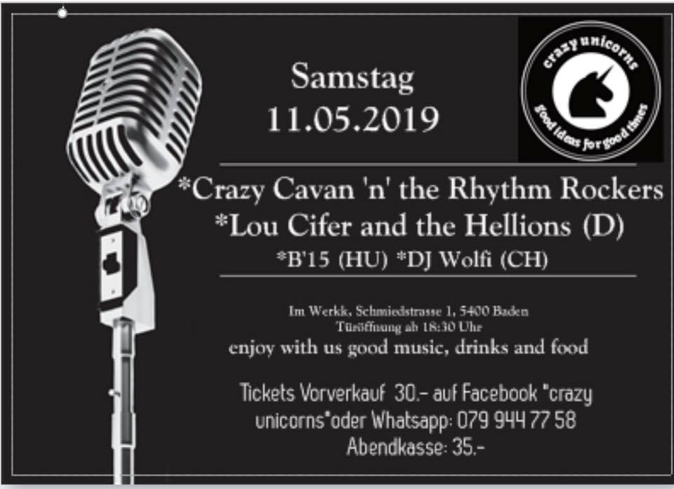 Crazy Cavan Switzerland 2019 Flyer